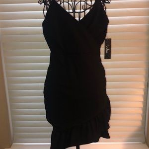 Black Lulus dress.